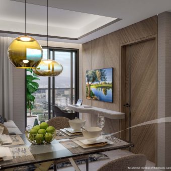 Mantawi Residences - 1BR_Liv+Din+Kit1